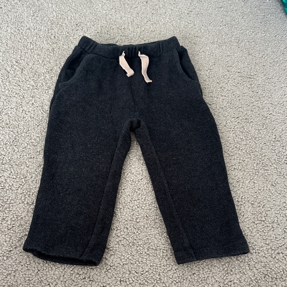 Zara Cozy Black Kids Jogger Pants
